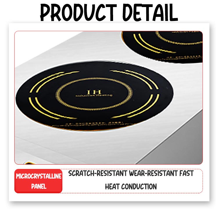 4 Burner Commercial Induction Cooker1
