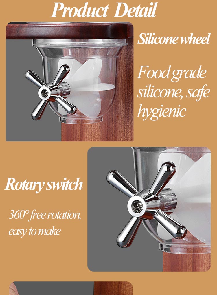 Wood Stand Plastic Canister (3)