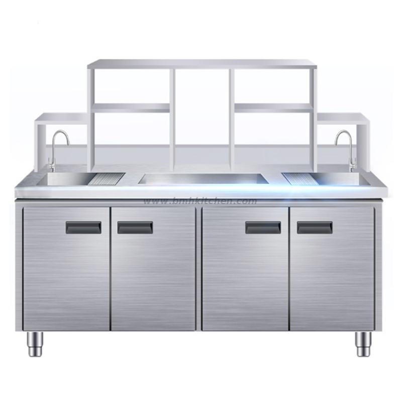 Stainless Steel Bubble Tea Station