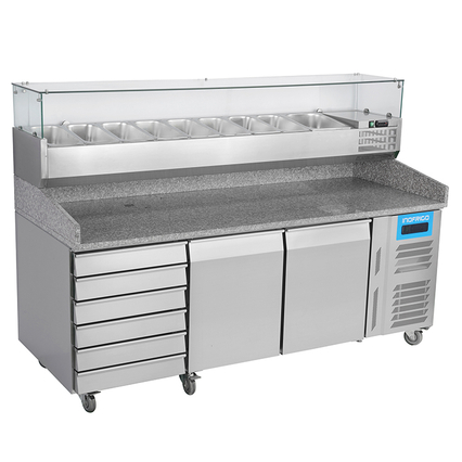 Refrigerated Pizza Prep Table