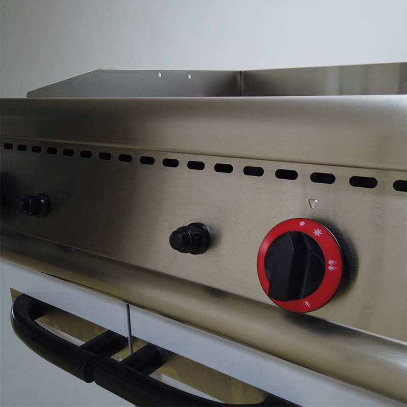 Gas Griddle with Cabinet Base