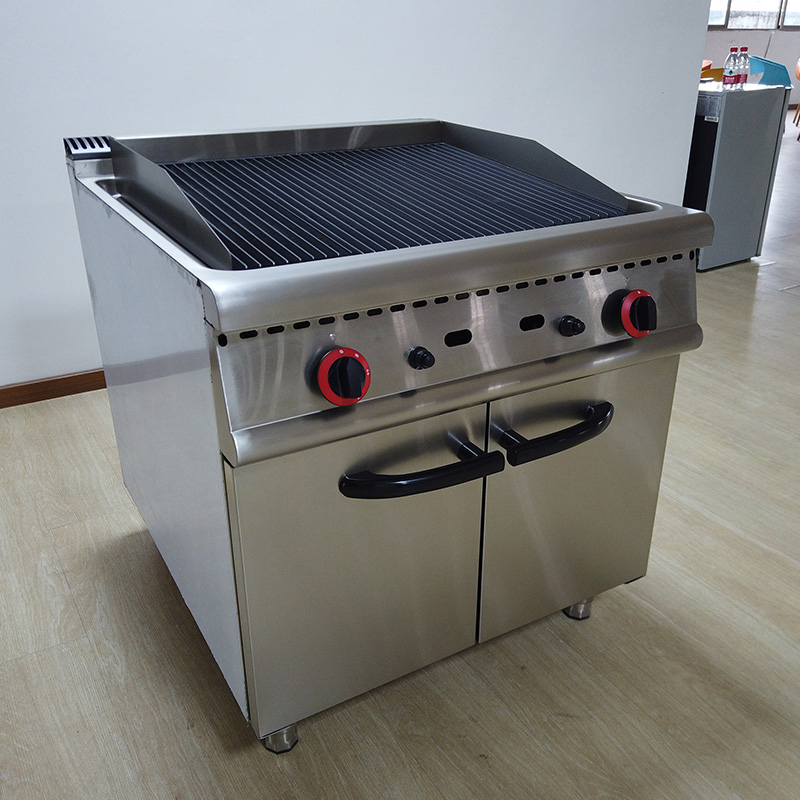 Commercial Gas Lava Rock Grill