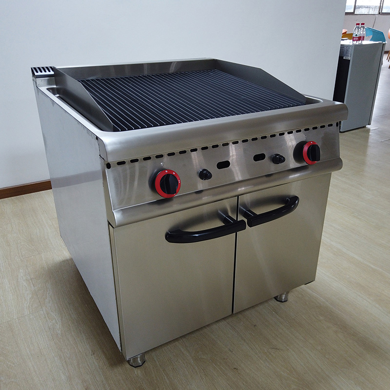 Commercial Gas Lava Rock Grill