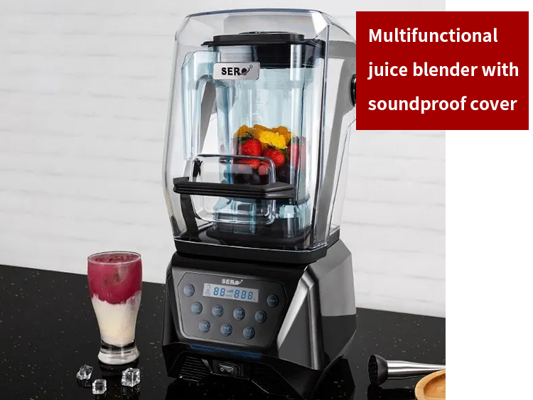 multifunctional juice blender with soundproof cover