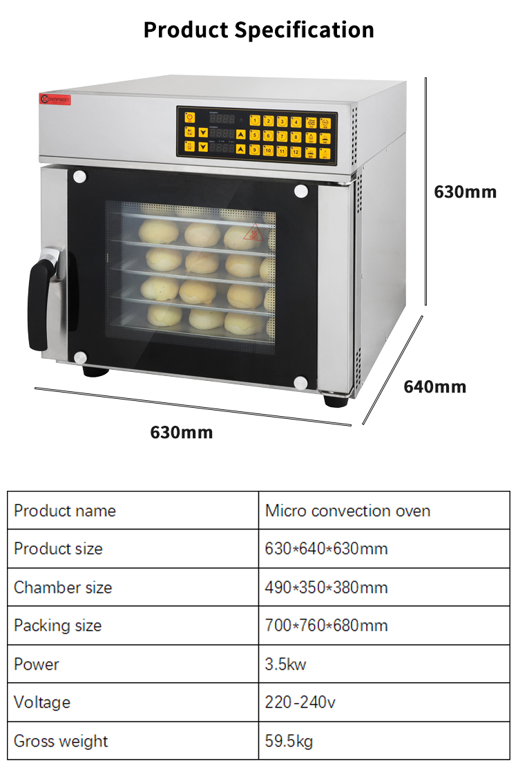 countertop 5 tray convection oven for sale
