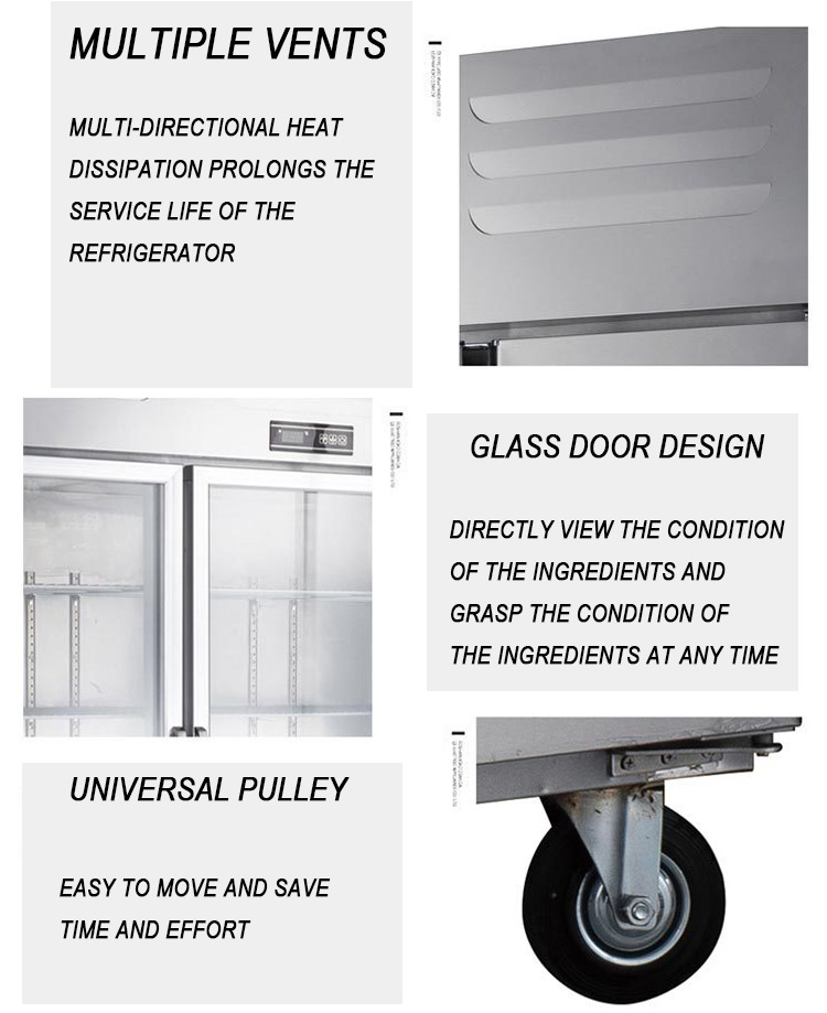 commercial refrigerator for sale with see-through door (2)