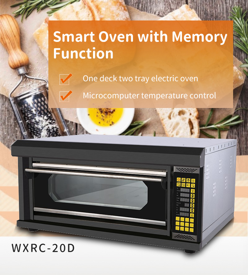 Single Deck Electric Oven Black