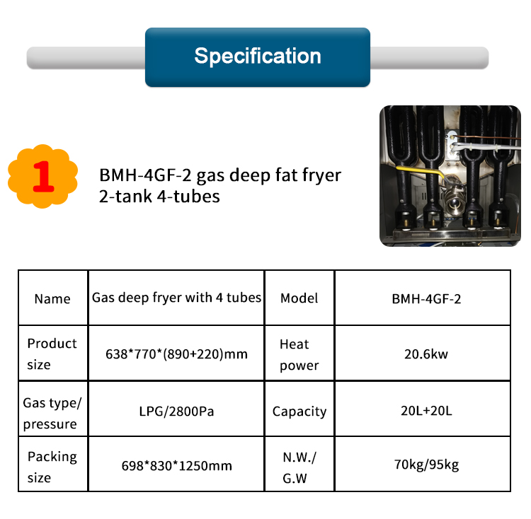 2 tank 2 basket deep fat fryer with cool zone and auto drain valve specification_07