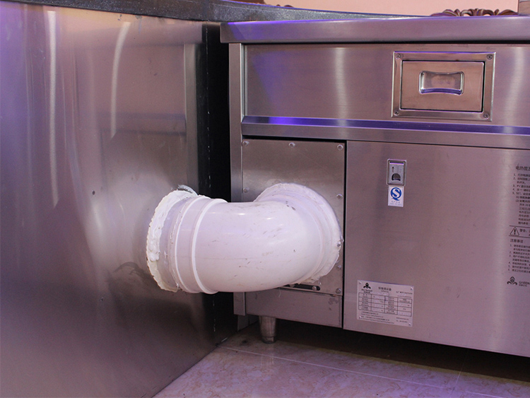 gas teppanyaki with exhaust system