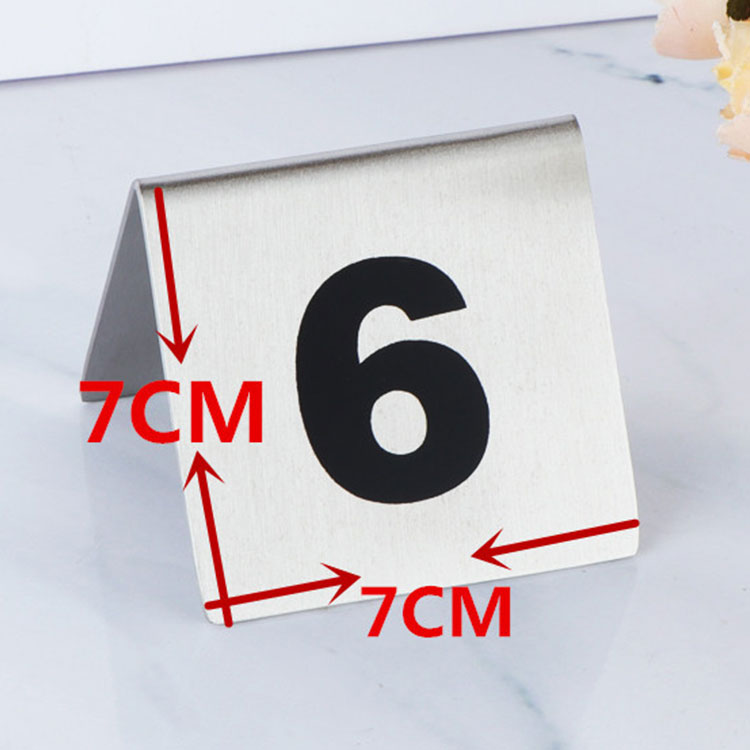 Acrylic Table Number Sign for Wedding Party (1)