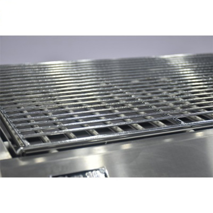 Elektroreger Grill aus Edelstahl
