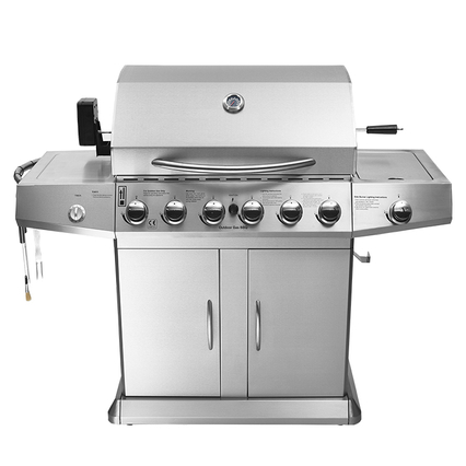 6 burner gas bbq grill