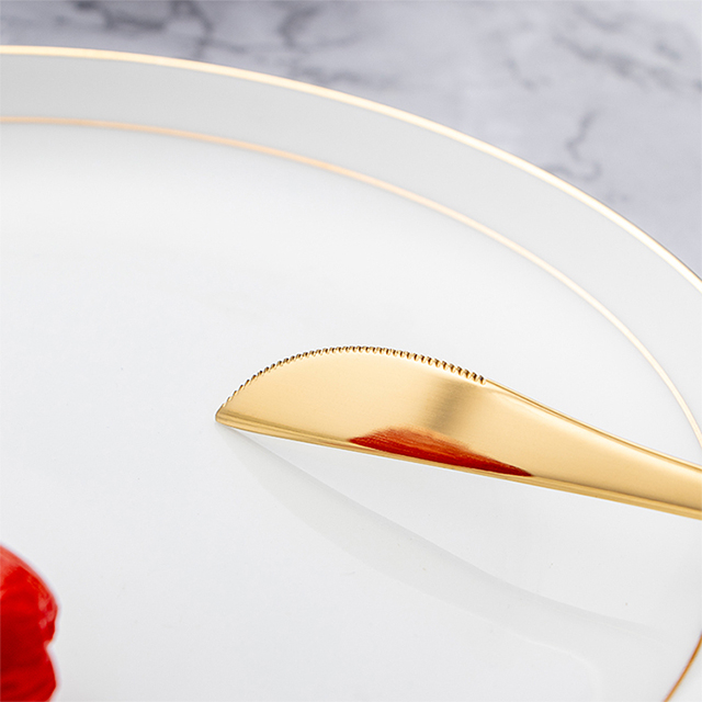 Rose Gold Table Setting Flatware