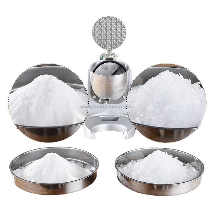 Commercial machine ice crusher