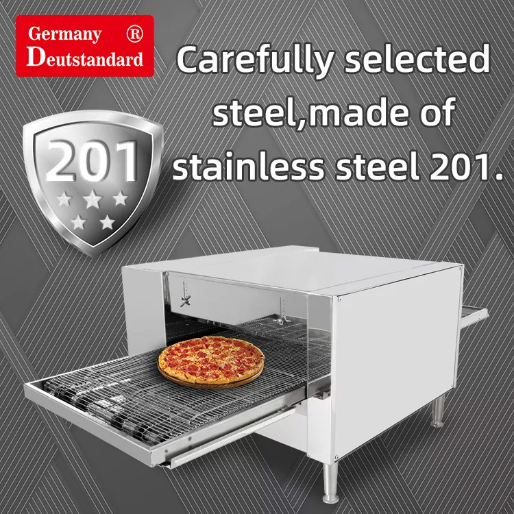 Electric conveyor pizza oven