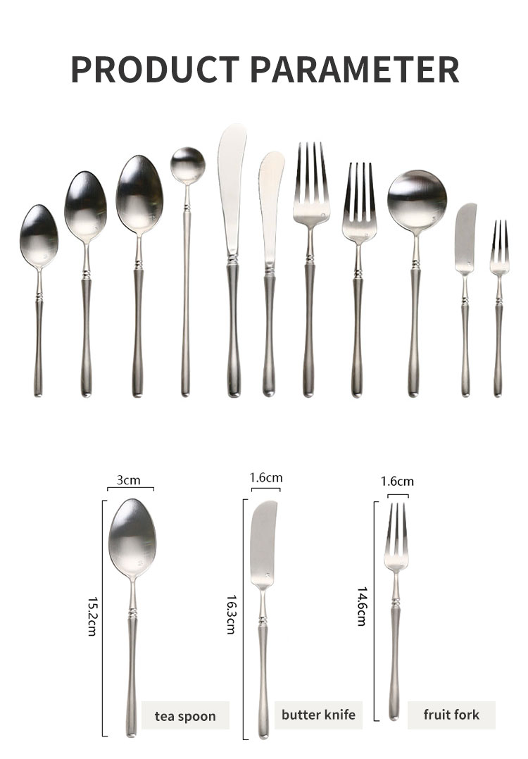dinner table setting knife fork spoon specification_01