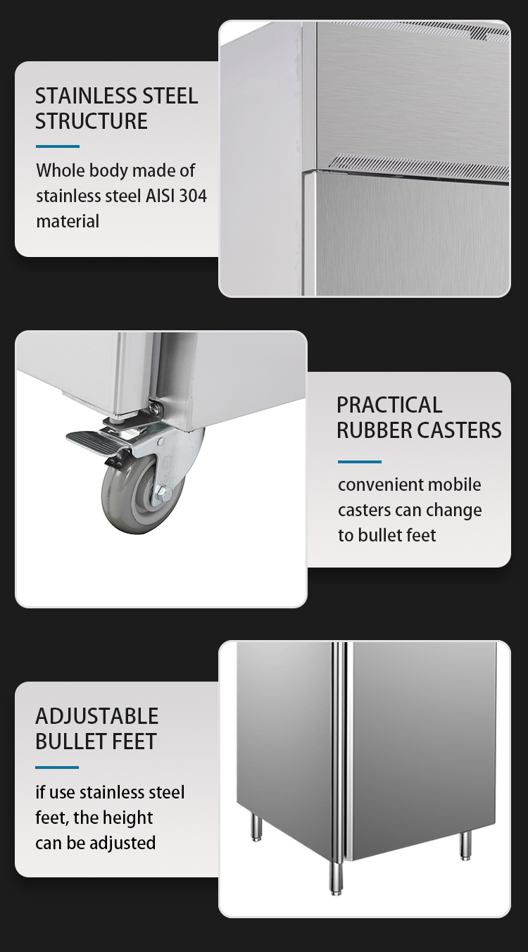 commercial freezer upright single door frost free details_11
