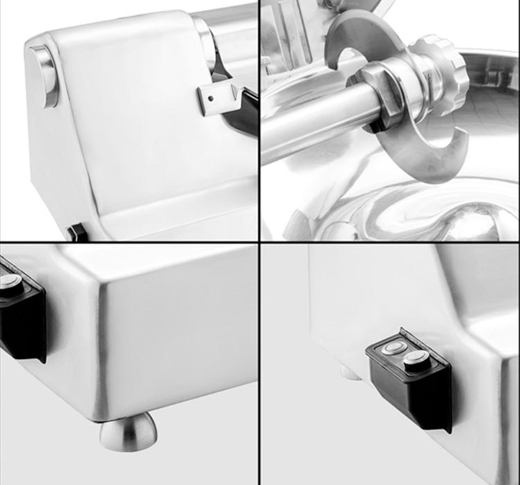 non-slip cast aluminum feet