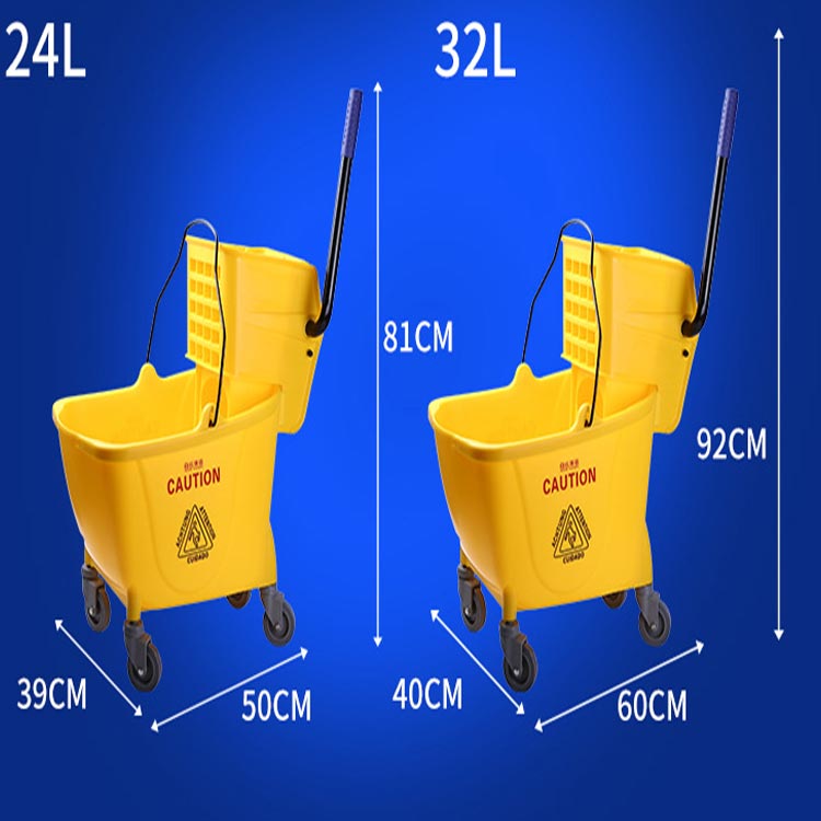 press wringer janitor cart for cleaning