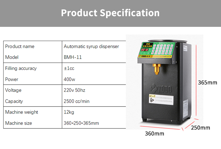 syrup dispenser machine bubble tea equipment