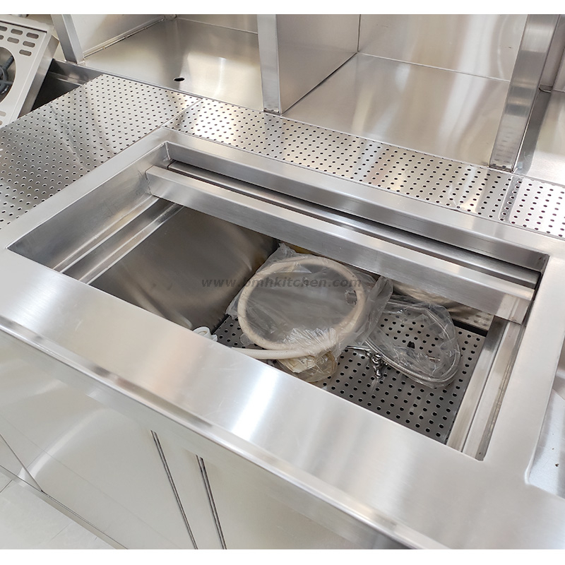 Stainless Steel Bubble Tea Station