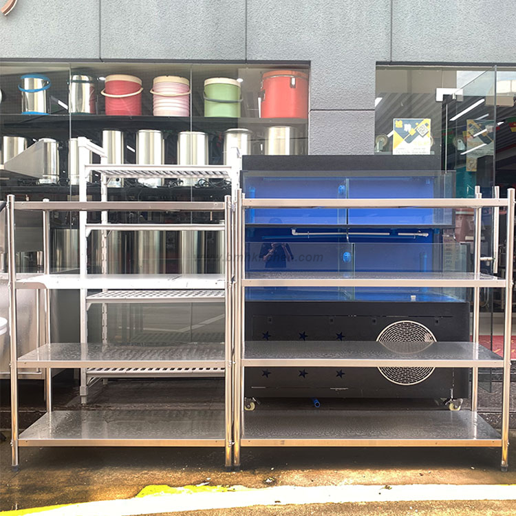 4-tier stainless steel shelf