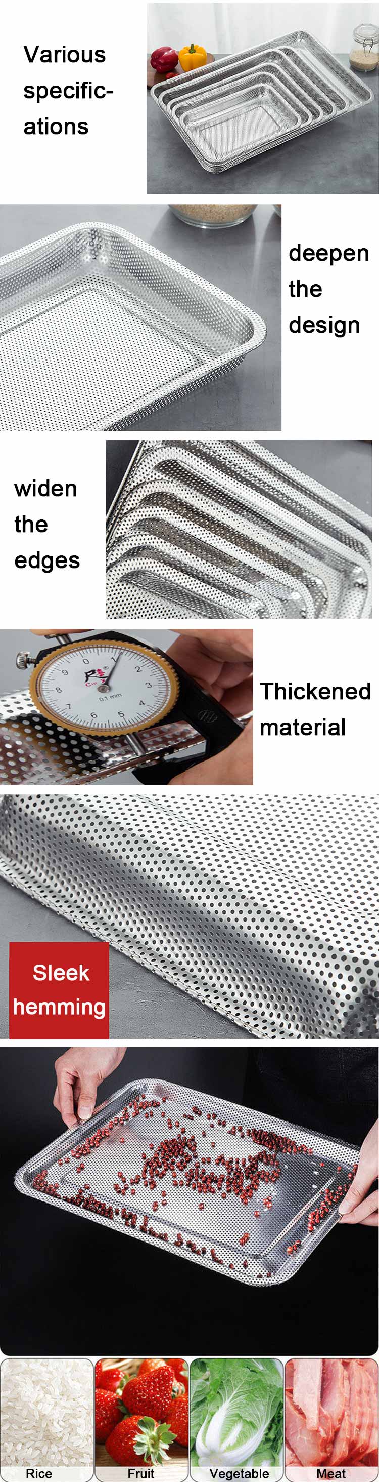 Chafing-Buffet-strainer-hole-tray