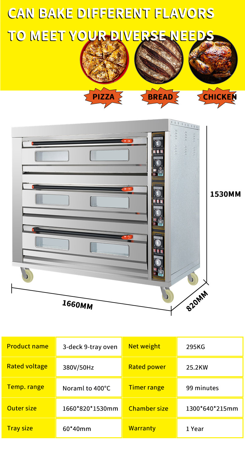 electric oven for baking mechanical control bake oven specification