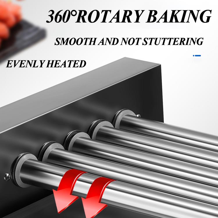 Commercial Stainless Steel Rolling Hot-dog Grill (2)
