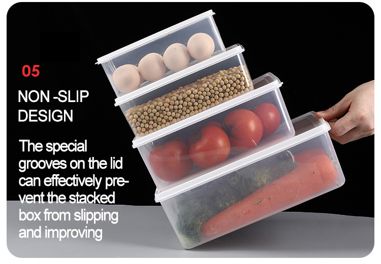plastic refrigerator food fresh keeping container set
