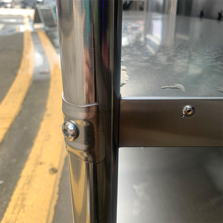 4-tier stainless steel shelf