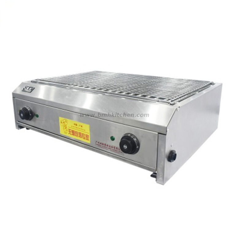 Elektroreger Grill aus Edelstahl