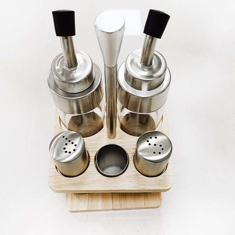 Stainless-steel Seasoning Bottle Set
