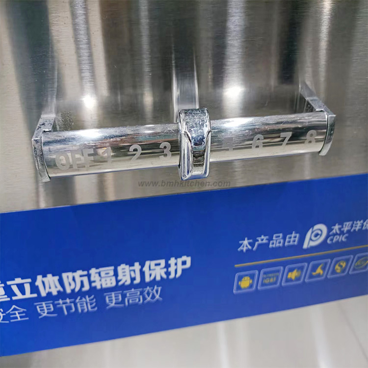 Stainless Steel Commercial Wok Induction