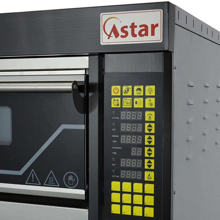 Single Deck Electric Oven Black