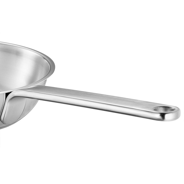 Hindi kinakalawang na asero na frying pan 24cm