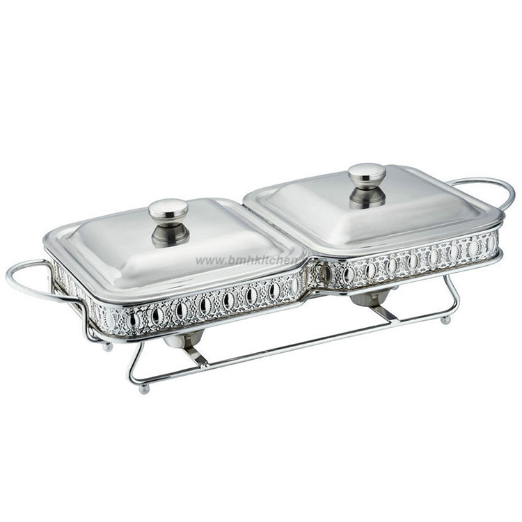 Glass Serving Chafing Dish