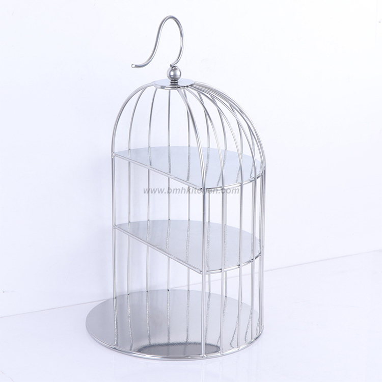Bird Cage 3-Tier Cake Stand
