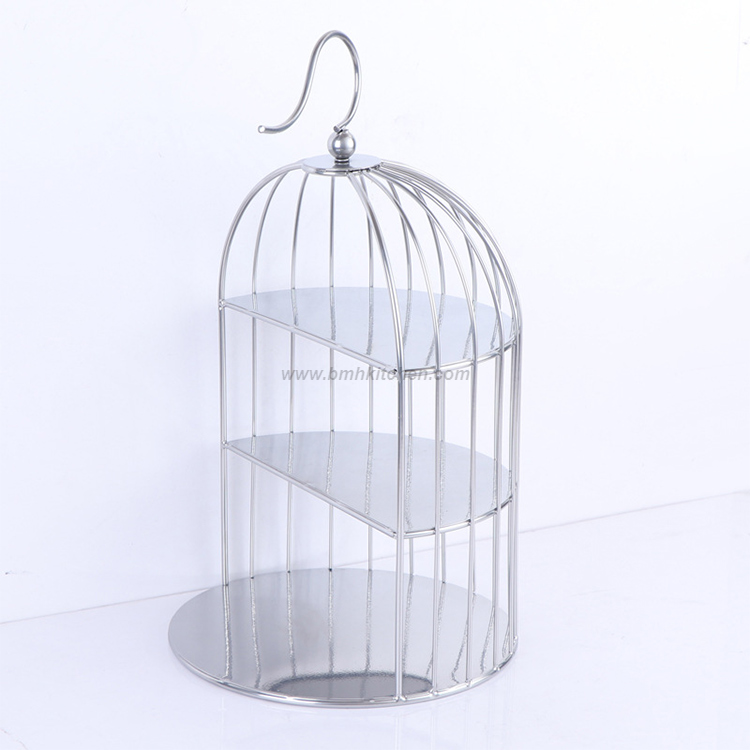 Bird Cage 3-Tier Cake Stand