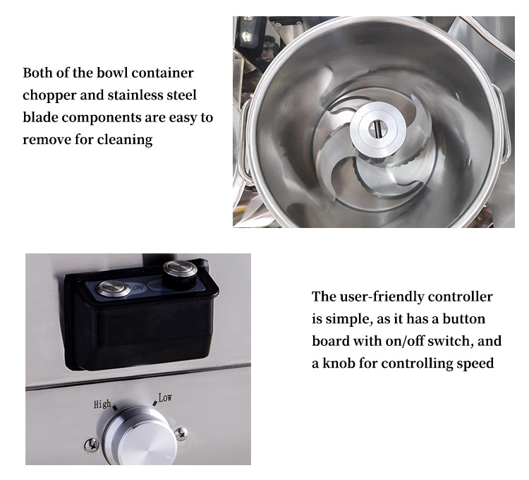 Hualing HR-9 batch bowl food cutting machine