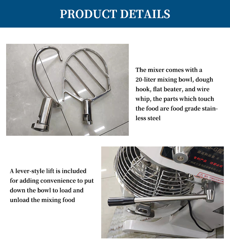 20 ltr planetary mixer
