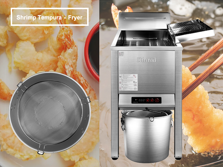 Gas deep fryer with micro digital control panel