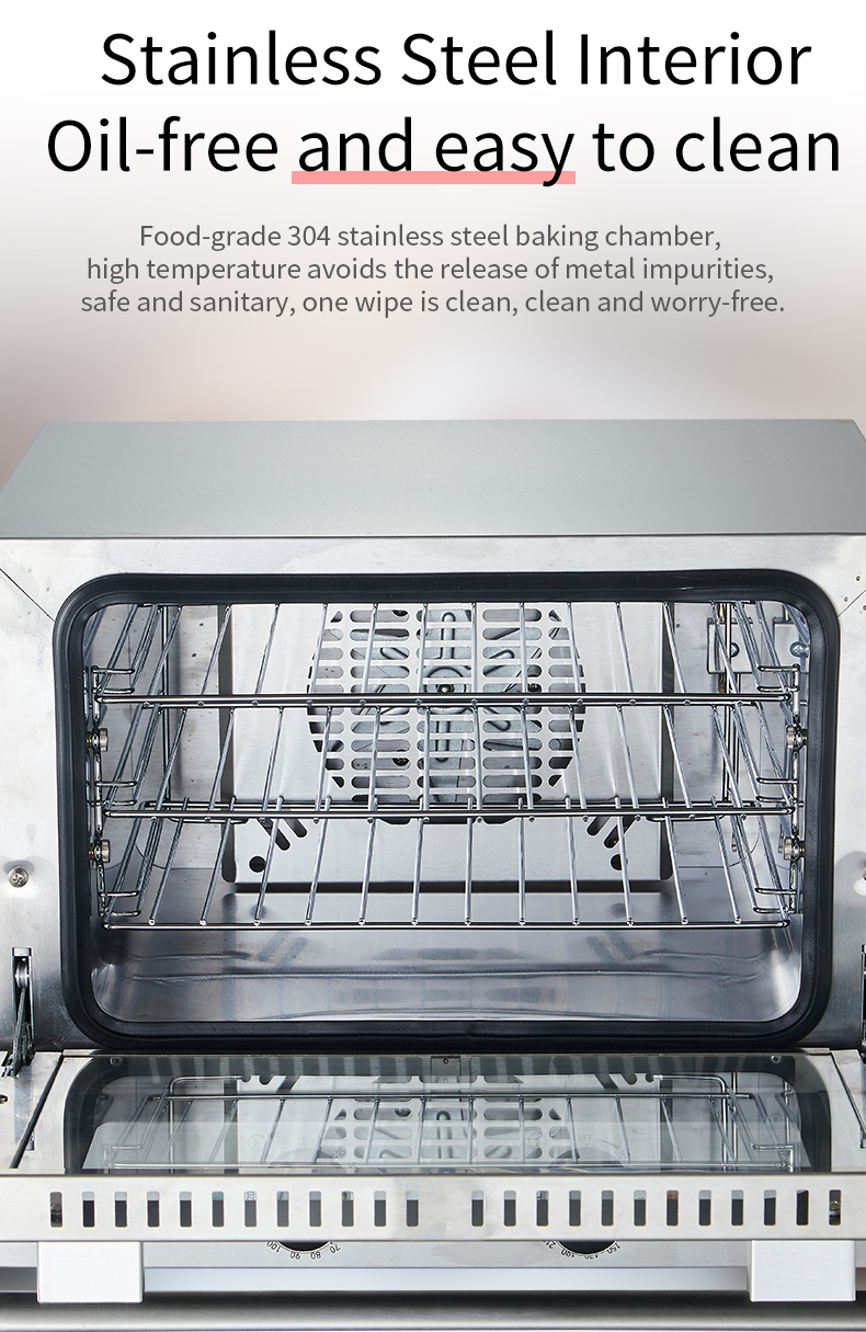 small single door countertop convection oven for baking details_07