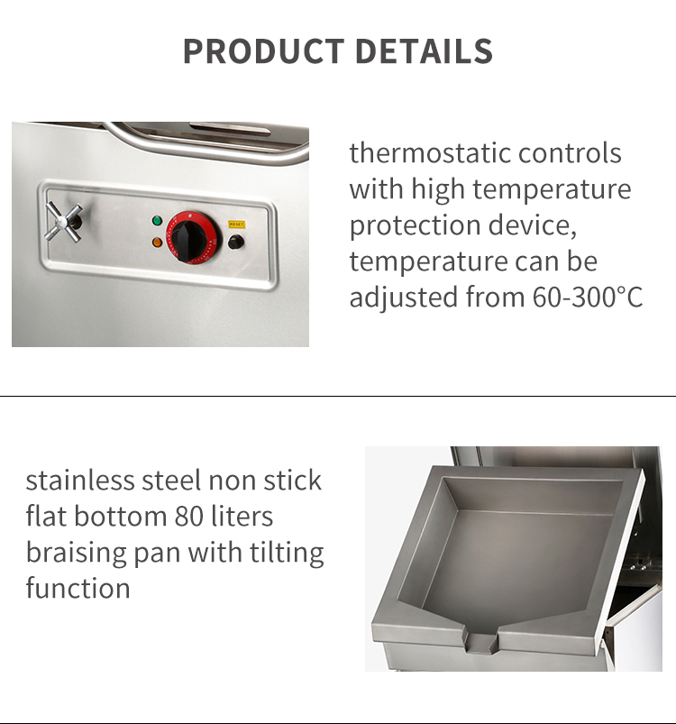 90cm cooking range freestanding electric braising pans details_02