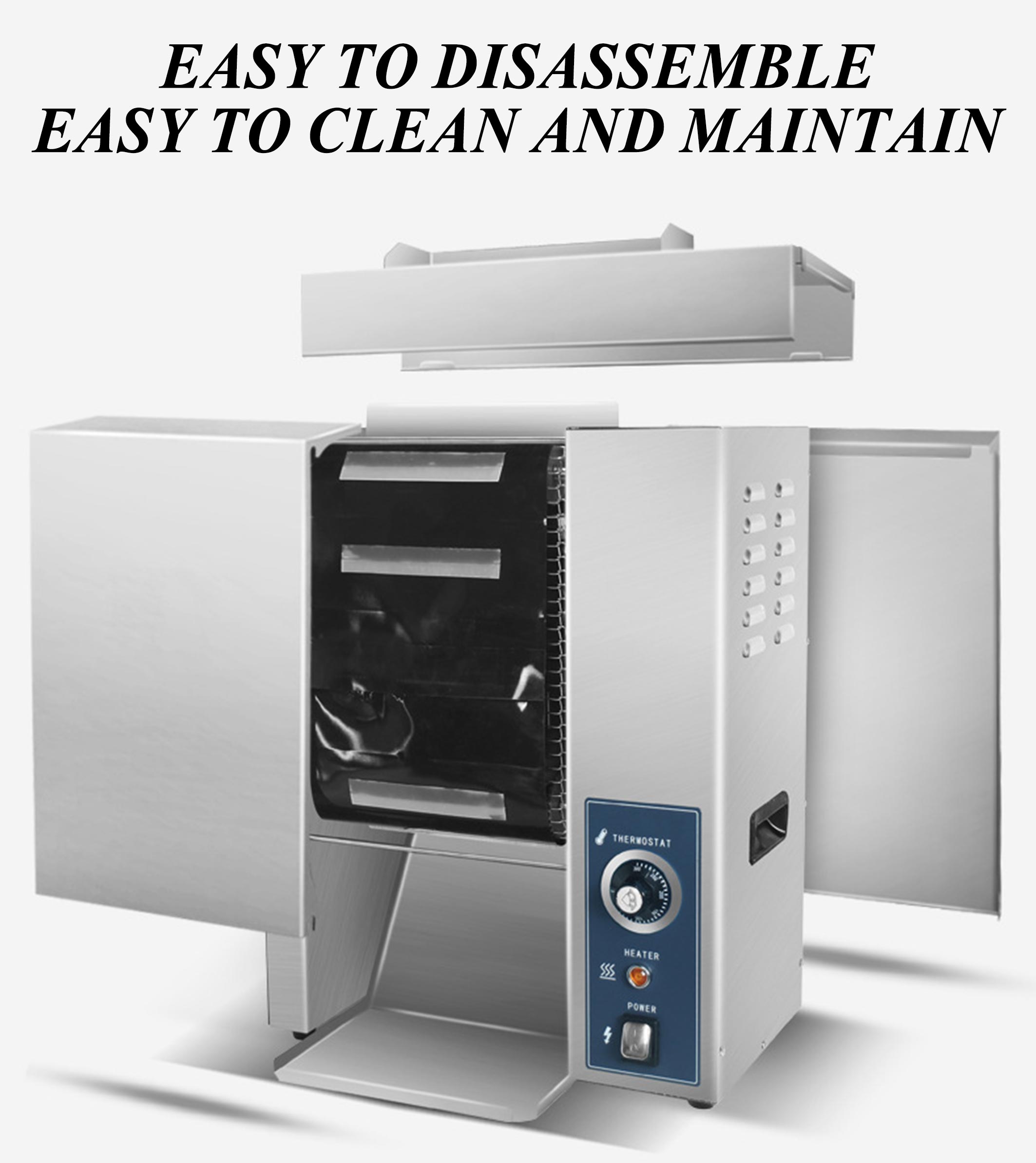 Automatic hamburger machine bun toaster (1)