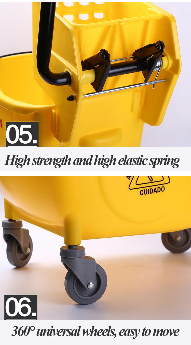 Industrial Mop Bucket with wheels (3)