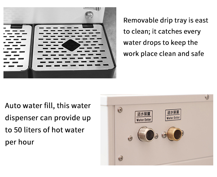 electric combi boilers water dispenser table top 50 liter per hour
