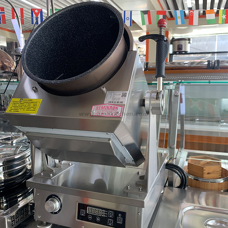 Intelligent Electromagnetic Drum Cooking Machine