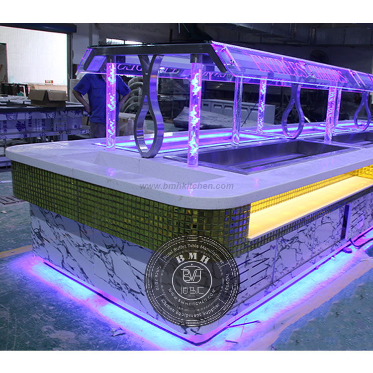 Customizable Commercial Buffet Table