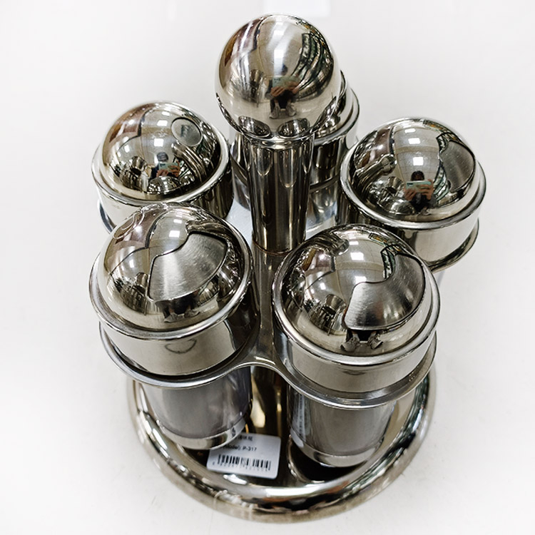 Stainless-steel Seasoning Bottle Set